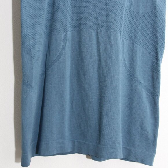 Lululemon Swiftly Tech Racerback Illuminight Blue Tank Top Silverescent Sz 6 - Picture 4 of 10